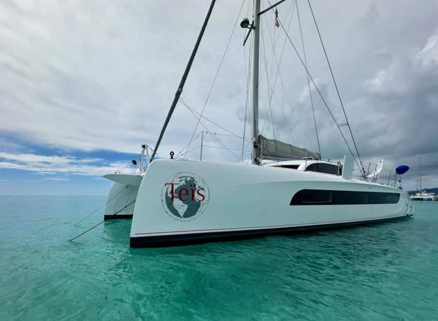 Outremer 51 view from port bow